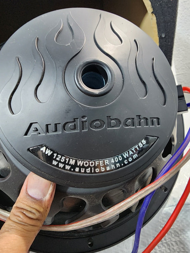 Woofer Audiobahn Aw1251m 12  Doble Bobina Excelente Con Cajo Foto 3