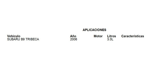 Radiador Subaru B9 Tribeca 2006 3.0l Premier Cooling Foto 4