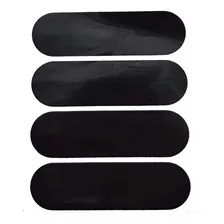 Kit Adesivos Refletivo Para Capacete Moto Cor Preto