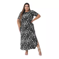 Vestido Longo Evangélico Plus Size Tamanho Grande