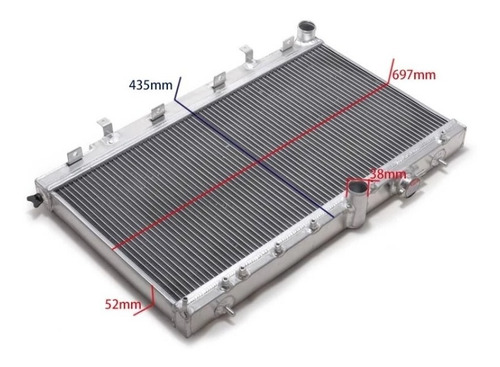 Radiador Subaru Impreza Gda Gdb 2002-2007 Wrx Sti Aluminio Foto 2