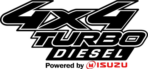 Stickers 4x4 Turbo Diesel Para Izusu Foto 2