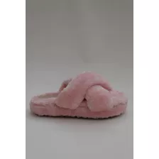 Sandalia Peluche Dama Pantufla Huarache