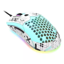 Mouse Gamer Felicon 12000dpi Honeycomb Pink