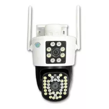 Câmera Externa Lente Dupla Segurança Ip Wifi Hd 44 Leds