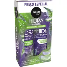 Kit Salon Line Hidra Babosa Shampoo +condicionador 300ml