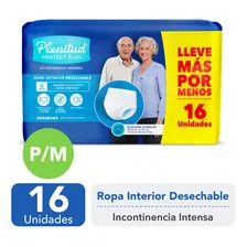 Ropa Interior Plenitud Protect Plus 16 Unidades Talla P/m