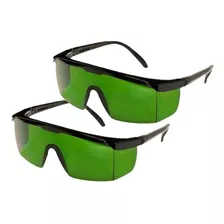 Kit 2 Óculos Protetor Imperial Epi Verde Haste Regulagem Ca