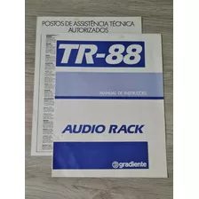 Manual Rack Gradiente Tr-88 Original