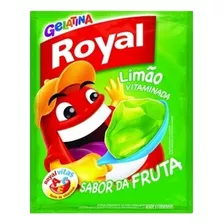 Gelatina Royal Pacote 25g Kit 12 Pacotes Sabor Limão