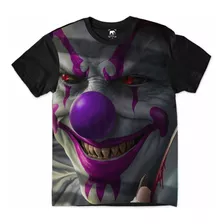 Camiseta Plus Size Palhaço Assassino Clown Bad G1 A G6