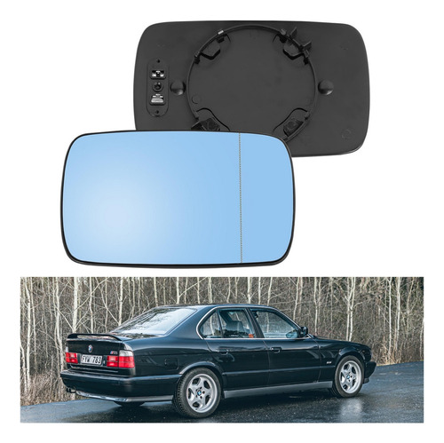 Luna Espejo Azul Der Compatible Bmw 4p Serie5 E34 1992-1995 Foto 2