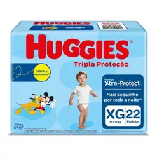 Fralda Huggies Tripla Proteço (tamanho A Escolher)