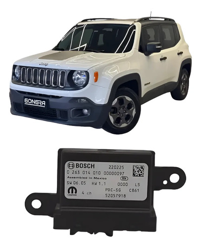 Modulo Sensor Estacionamento  Jeep Renegade 15/21 Mp5238 - Jeep - Código 180368344395