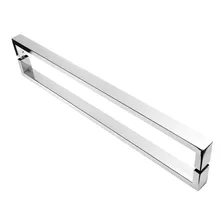 Puxador Inox U Para Porta Pivotante Alto Brilho 1.50 Metro