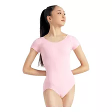Leotardo Manga Corta Algodón Mujer-niña Ballet Danza Profes