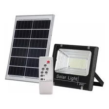 Foco Led 65w Con Panel Solar Control Remoto