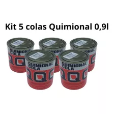 Kit 5 Latas Cola De Contato P/isopor Eps - Quimional 0,9 Lts