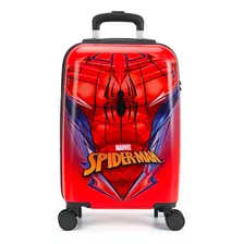 Mala De Viagem Rígida P Bordo Roda 360 Homem Aranha Marvel