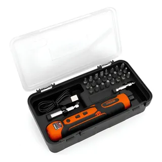 Atornillador Inalambrico Hamilton 3,6v + Accesorios Ult136 Naranja