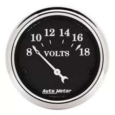 1791 Viejo Tyme Negro Voltímetro Gauge,2.3125 In.