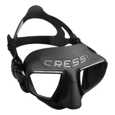 Visor Máscara Cressi Atom Buceo Apnea Flexible Bajo Volumen Color Negro