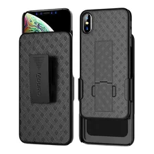 Aduro iPhone XS Max Holster Case, Combo Shell & Holster Case