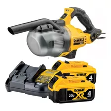 Aspirador De Po Portatil 2 Baterias 20v 4ah Dcv501hb Dewalt Cor Amarelo