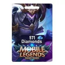 Mobile Legends 571 Diamantes Tarjeta Gift Card Recarga Saldo