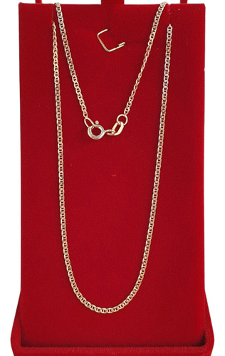 Corrente Colar Cordão Piastrine Palito De Ouro 18k 750 50cm Amarelo