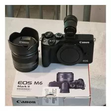  Canon Eos Kit M6 Mark Ii + Lente 15-45mm Is Stm Mirrorless 