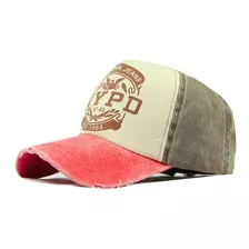 Gorra Vintage Visera Gastada Jean Curva Algodon Nypd Retro