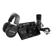 Kit M-audio Interface Usb Air 192/4, Microfone E Fone