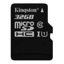 Tarjeta De Memoria Kingston Sdc10 Con Adaptador Sd 32gb