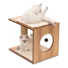 Vesper Cat Tree, Taburete, Nogal, 52073