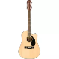 Cd-60sce 12 Cuerdas Nat Fender Guitarra Electroacustica