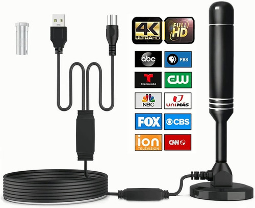 Antenas De Tv Digital Hdtv Para Interiores Antena 4k 1080p