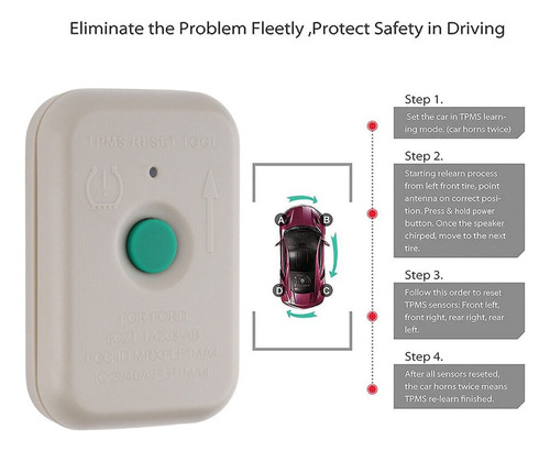 Fwefww Transmisor De Activacin Tpms Training Para Ford Foto 4