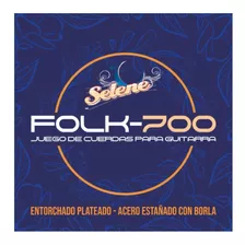 Jgo De Cuerda Para Guitarra Selene Folk-700 Acero