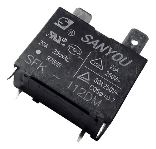 Relé De Aire Acondicionado Dividido Sanyou Sfk-112dm 20a 250vac