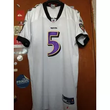 Flacco Joe Ravens Baltimore Nfl Jersey Xl Adulto Rbk Bordado