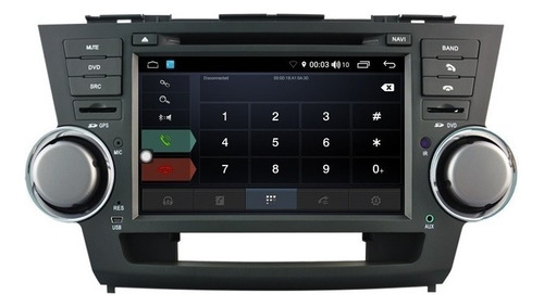 Toyota Highlander 2008-2013 Android Gps Dvd Bluetooth Radio Foto 5