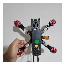 Drone Racer, Óculos Fatshark Hd2, Rádio Qx7, Baterias E Carr