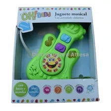 Guitarra Con Luces Y Sonidos Ok Baby Jug Didactico Musical