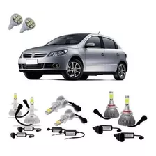 Kit Super Led Gol G5 Farol Alto, Baixo E Milha + Led 6000k