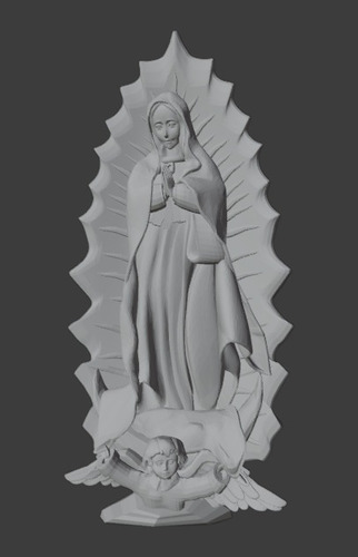 Virgen De Guadalupe- Figura Plastica