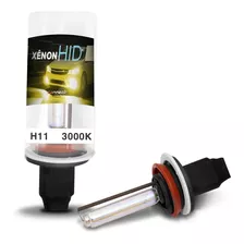 Par Lâmpadas Xênon Reposição H11 3000k 35w 12v Amarelo Gold