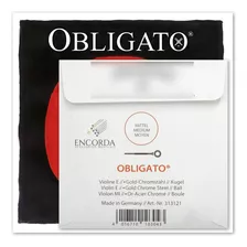 Corda Mi Avulsa Violino Pirastro Obligato - Ouro Dourada