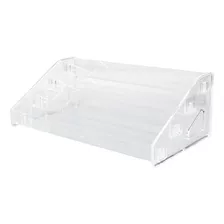 Rack De Batons De Maquiagem Transparente De 4 Andares, Nívei