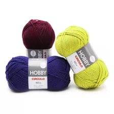 Lã Hobby 100g Crochê / Tricô - Círculo - 6 Novelos 